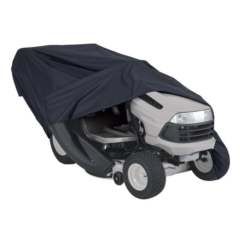 Classic Accessories X-Large Lawn Tractor with Installed Bagger Storage Cover - 52-221-050401-RT