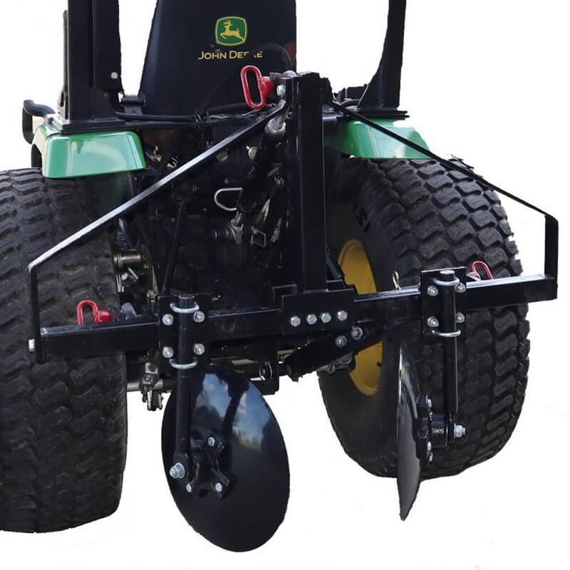 Field Tuff 43 in. Disc Cultivator Garden Bedder and Hiller For 3 Point Tractor - FTF-214GB
