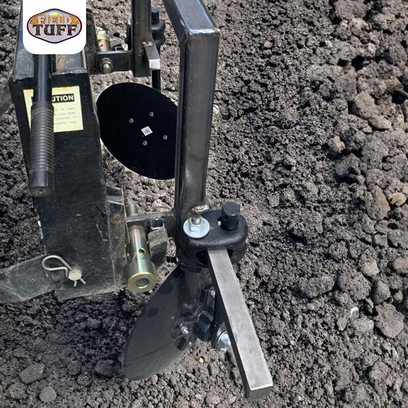 Field Tuff 43 in. Disc Cultivator Garden Bedder and Hiller For 3 Point Tractor - FTF-214GB