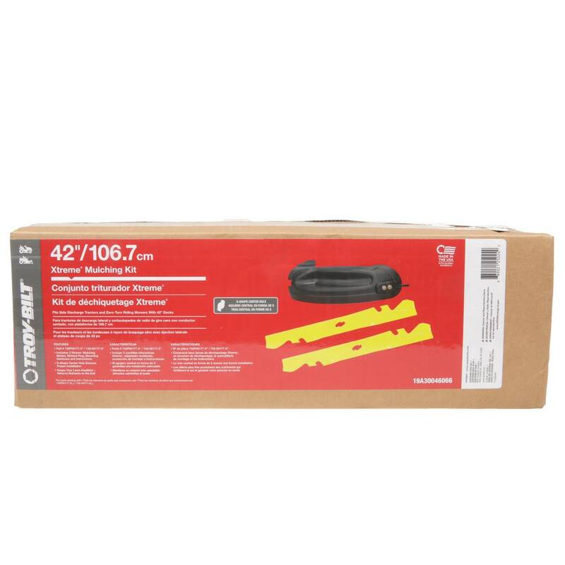 Troy-Bilt Original Equipment Xtreme 42 in. Mulch Kit for Riders and Zero Turn Lawn Mowers (2023 and After) - 19A30046066
