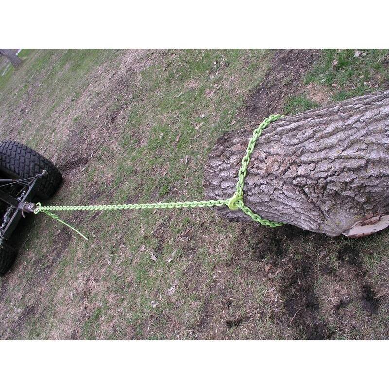 Timber Tuff 15 ft. Choker Chain Log Puller for ATVs and UTVs and Lawn Tractors - TMW-47