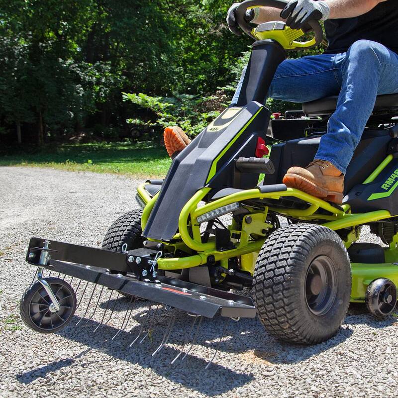 Brinly-Hardy 38 in. Front Mount Dethatcher for RYOBI Electric Riding Mower - DT-38RY