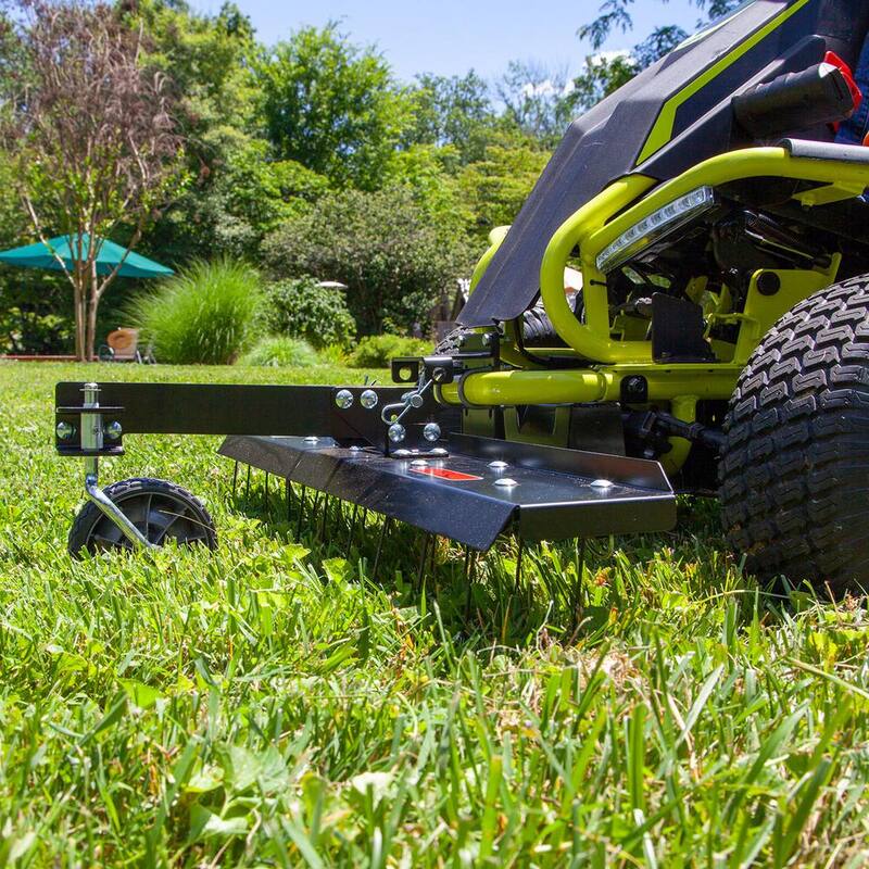 Brinly-Hardy 38 in. Front Mount Dethatcher for RYOBI Electric Riding Mower - DT-38RY