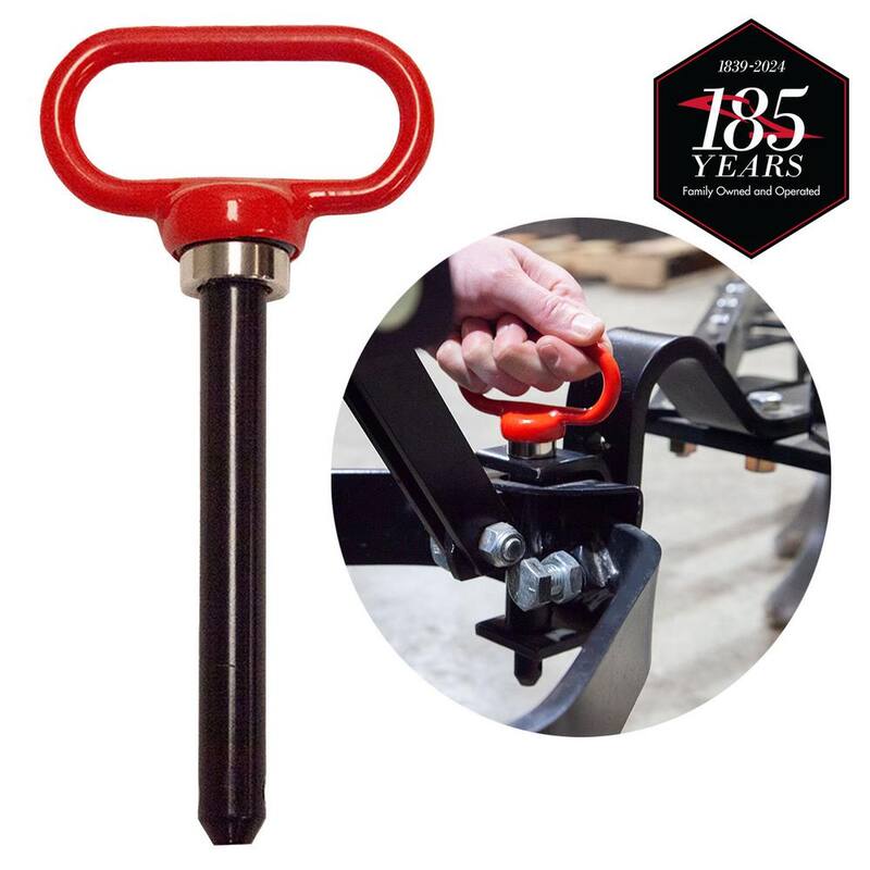 Brinly-Hardy 5/8 in. Dia Extra-Strong Quick Connect Magnetic Hitch Pin for Sleeve Hitch Tractor Attachments - MHPK-58BH