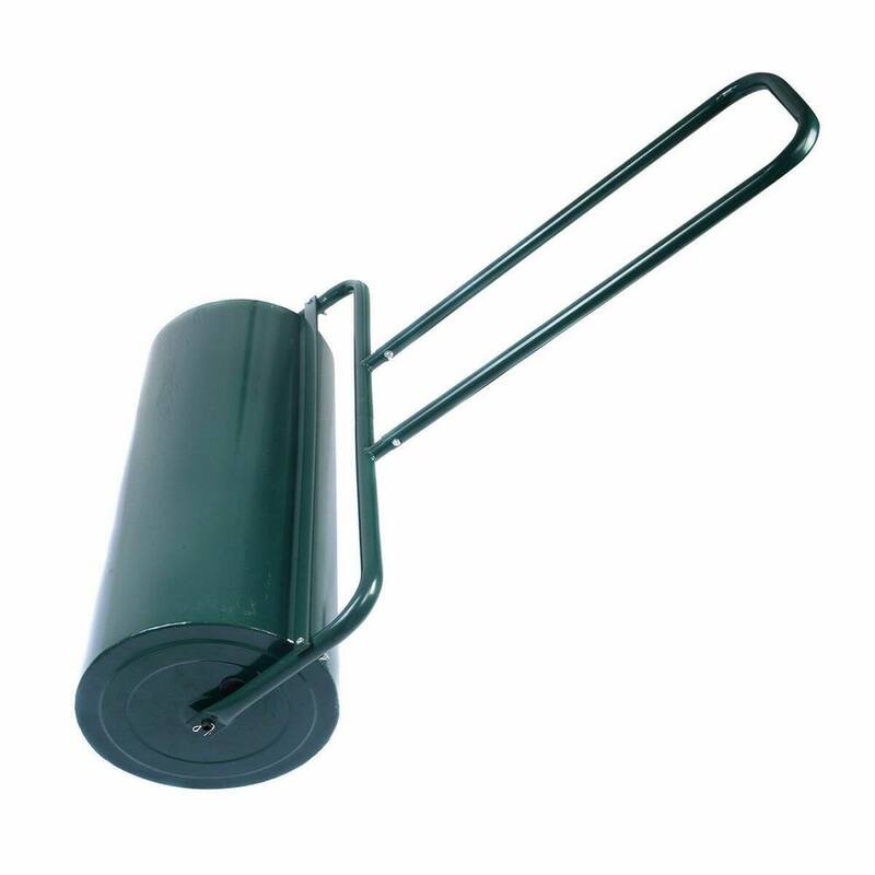 ANGELES HOME 24 in. x 13 in. Tow Lawn Roller Water Filled Metal Push Roller - CK29-GT70