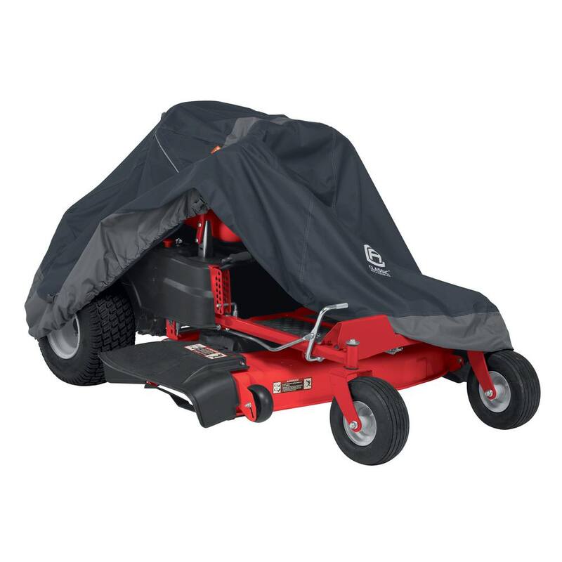 Classic Accessories StormPro RainProof 79 in. L x 46 in. W x 55 in. H Heavy-Duty Zero Turn Mower Cover - 52-232-041001-EC