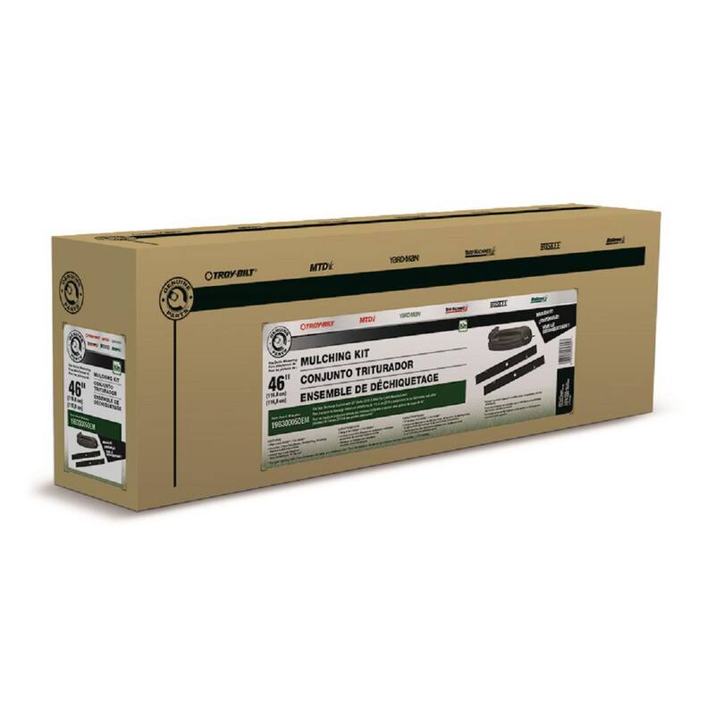 MTD Genuine Factory Parts Original Equipment 46 in. Mulch Kit for Troy-Bilt and Craftsman Riders and Zero Turn Lawn Mowers (2010 and 2022) - 19B30005OEM