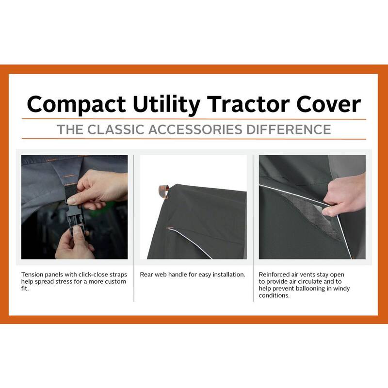 Classic Accessories Compact Utility Tractor Cover - 52-151-380301-RT