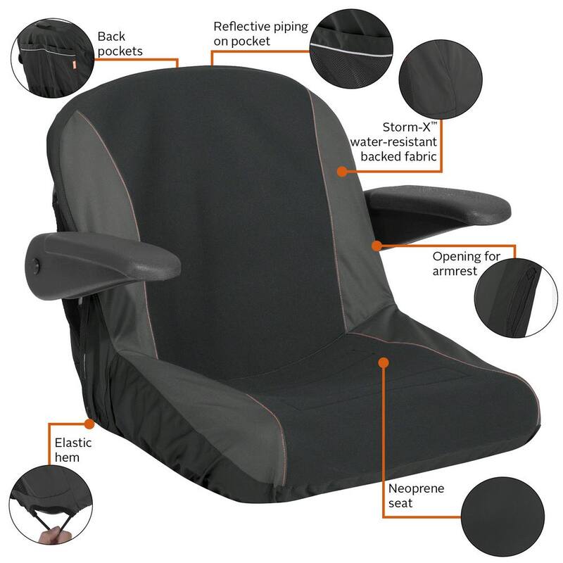 Classic Accessories Neoprene Large Lawn Tractor Seat Cover - 52-145-380401-00
