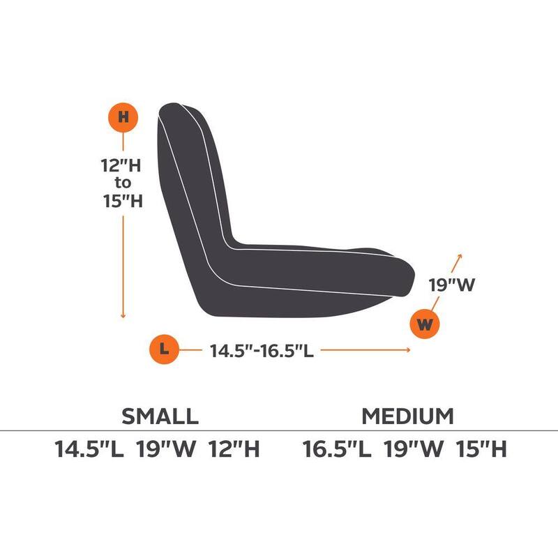 Classic Accessories Deluxe Small Lawn Tractor Seat Cover - 12314