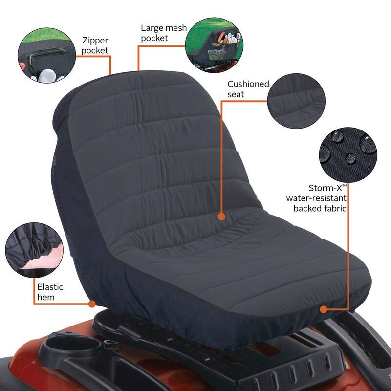 Classic Accessories Deluxe Small Lawn Tractor Seat Cover - 12314