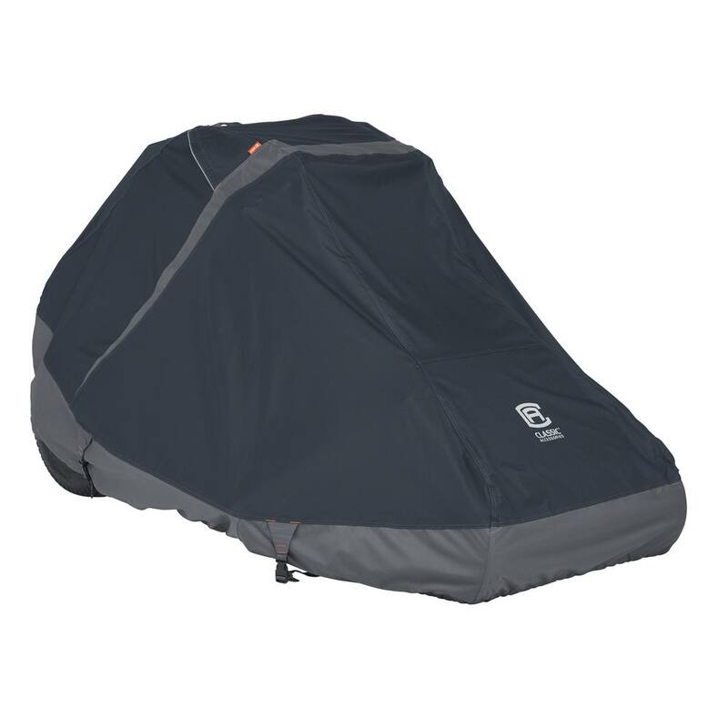 Classic Accessories StormPro RainProof 81 in. L x 44 in. W x 47.5 in. H Heavy-Duty Zero Turn Mower Cover - 52-233-031001-EC