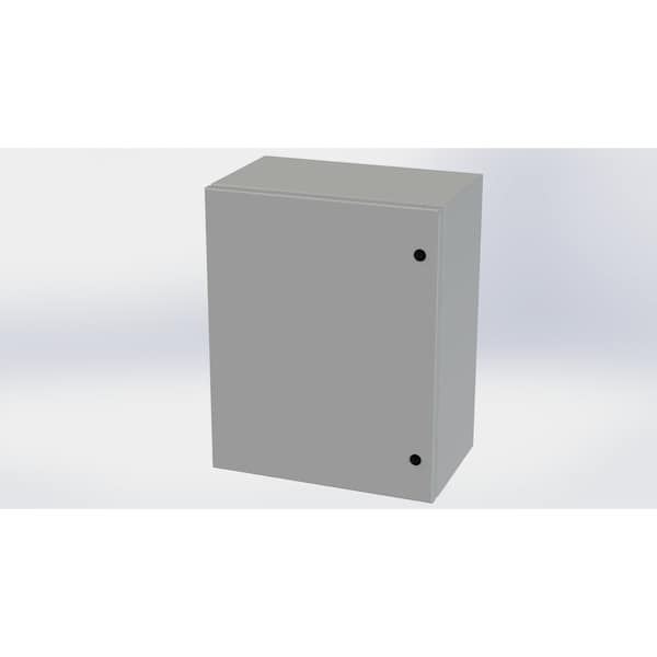 Saginaw Control & Engineering Carbon Steel Electrical Enclosures, 20 in H, 10 in D, 16 in W, NEMA 3R, 4, 12, 13, Hinged - SCE-201610ELJ