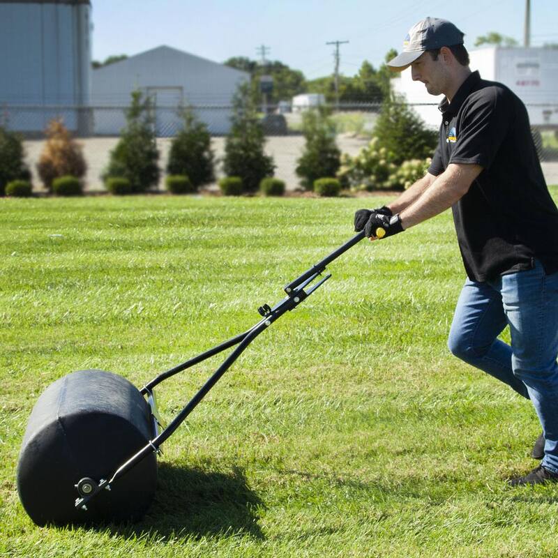 SPYKER 300 lbs. Push/Tow Commercial Lawn Roller with No-Tools Convertible Handle - R28-1824