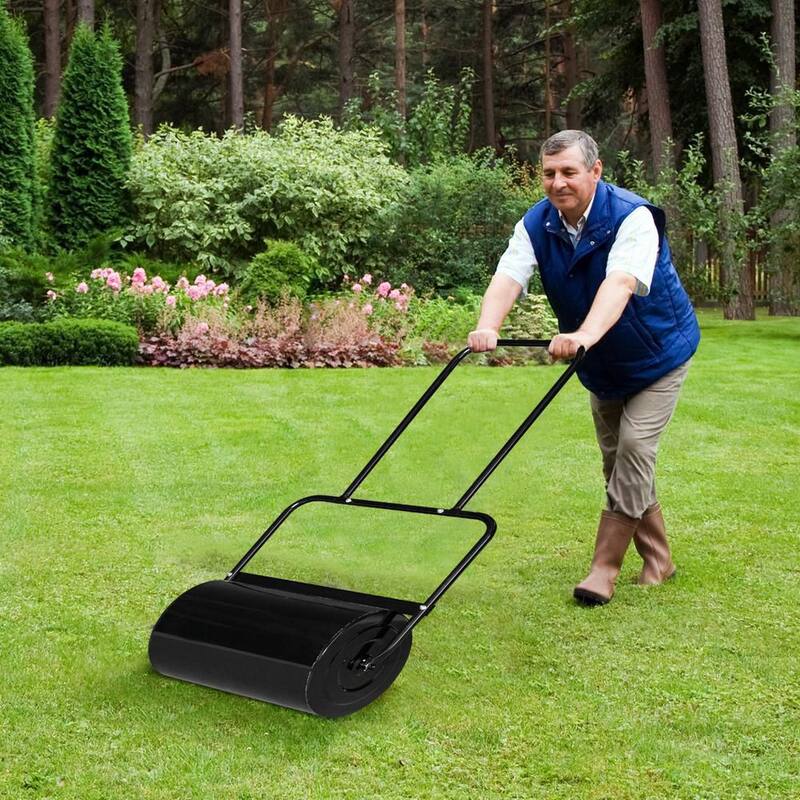 Karl home 19.5 in. Iron Lawn Roller - 431624317609