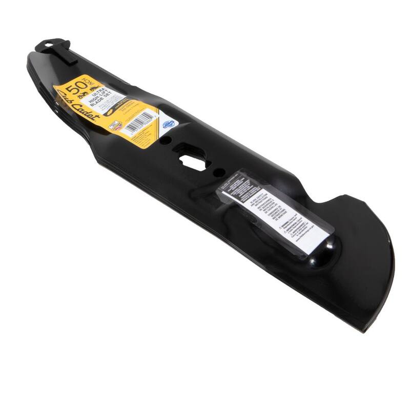 Cub Cadet Original Equipment High Lift Blade Set for Select 50 in. Riding Lawn Mowers with S-Shape Center OE# 742-05094, 742P05094 - 490-110-C193