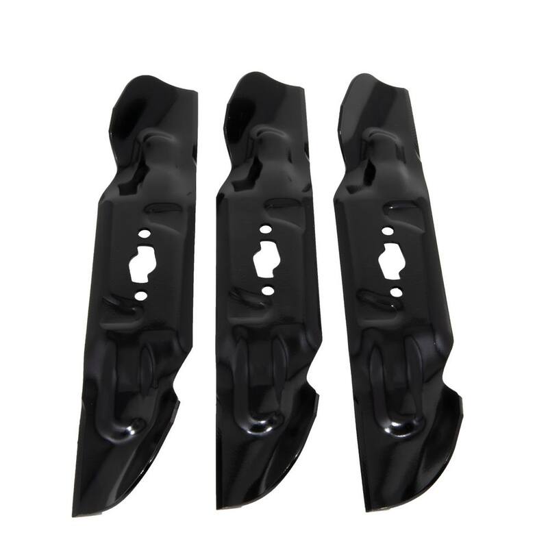 Cub Cadet Original Equipment High Lift Blade Set for Select 50 in. Riding Lawn Mowers with S-Shape Center OE# 742-05094, 742P05094 - 490-110-C193