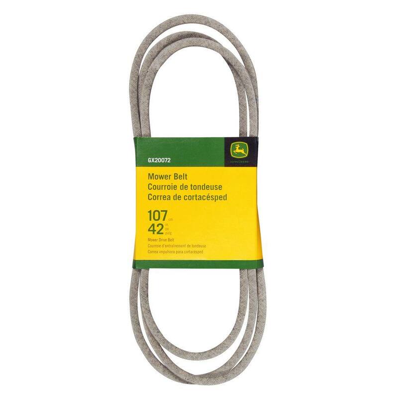 John Deere 42 in. Deck Drive Belt for Select John Deere Mowers - GX20072