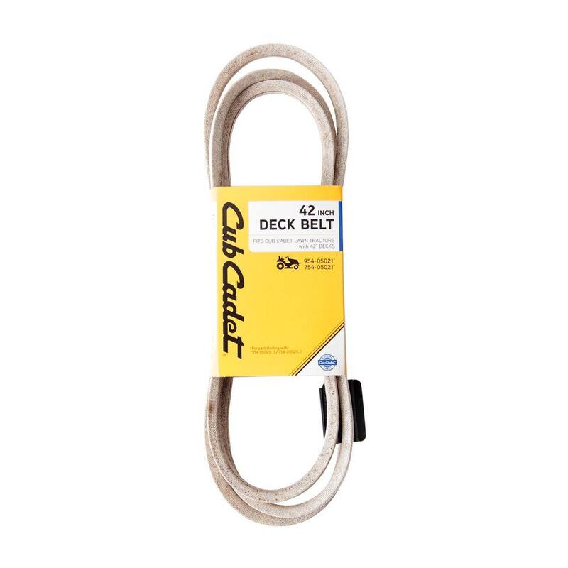 Cub Cadet Original Equipment Deck Drive Belt for Select 42 in. Front Engine Riding Lawn Mowers OE# 954-05021 - 490-501-C062