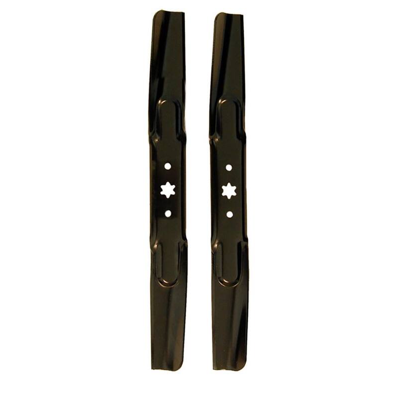 Cub Cadet Original Equipment High Lift Blade Set for Select 46 in. Riding Lawn Mowers with 6-Point Star OE# 942-04290A, 942-04244A - 490-110-C110