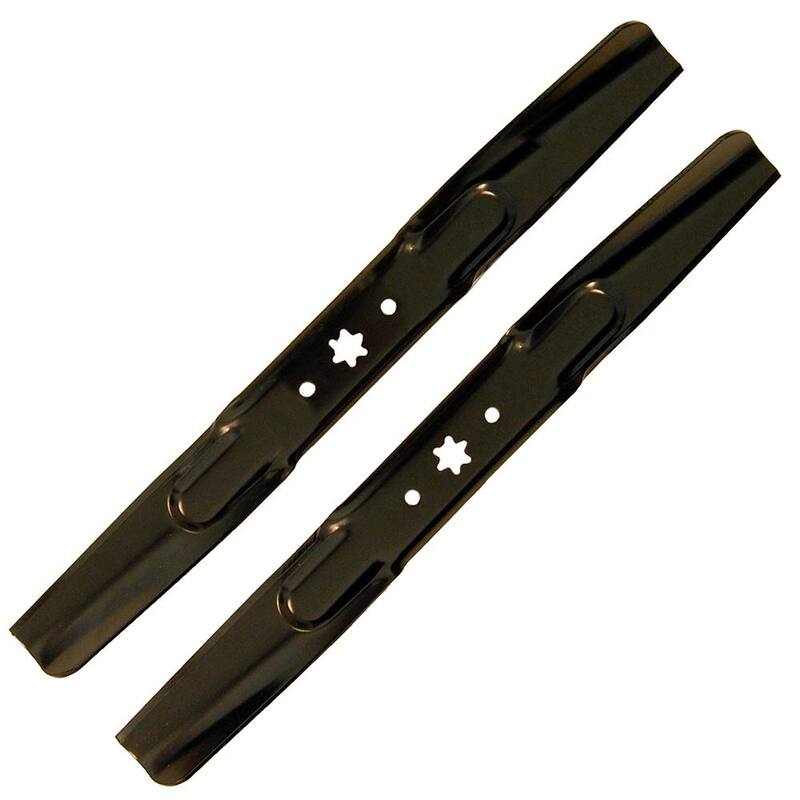 Cub Cadet Original Equipment High Lift Blade Set for Select 46 in. Riding Lawn Mowers with 6-Point Star OE# 942-04290A, 942-04244A - 490-110-C110