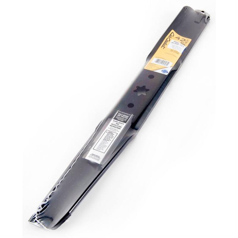 Cub Cadet Original Equipment High Lift Blade Set for Select 42 in. Riding Lawn Mowers with 6-Point Star OE# 942-04308, 942-04312 - 490-110-C108