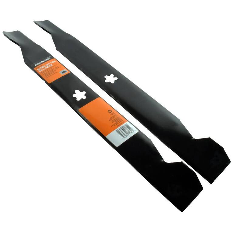 Powercare 42 in. 2-Blade Set for Many Cut Craftsman, Husqvarna, Poulan Riders Replaces OEM #'s 127843, 138498,138971 and Others - PCR1713