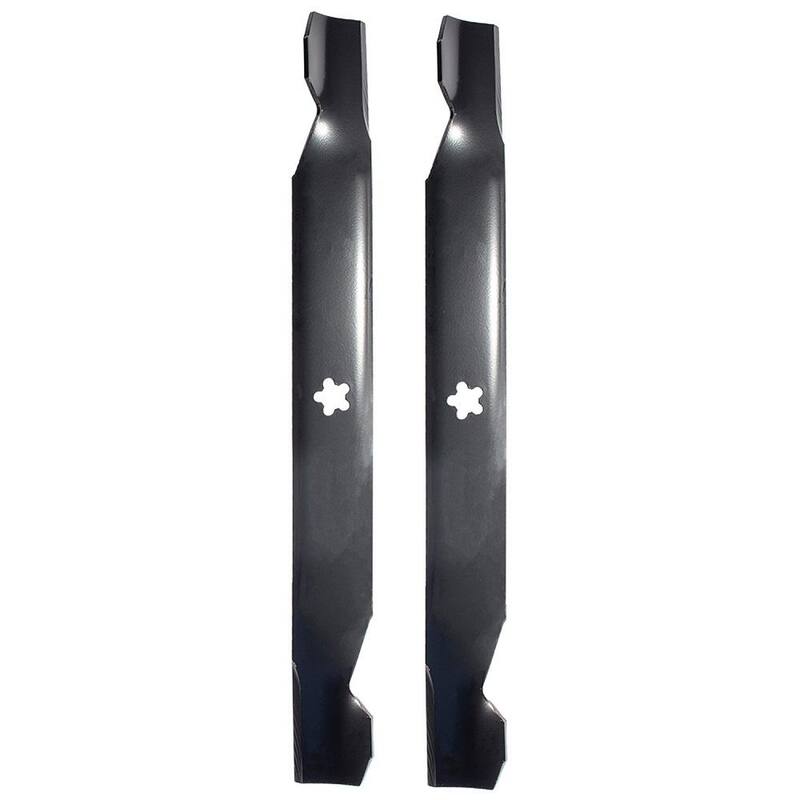 Powercare 42 in. 2-Blade Set for Many Cut Craftsman, Husqvarna, Poulan Riders Replaces OEM #'s 127843, 138498,138971 and Others - PCR1713