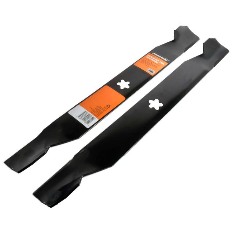 Powercare 42 in. 2-Blade Set for Many Cut Craftsman, Husqvarna, Poulan Riders Replaces OEM #'s 127843, 138498,138971 and Others - PCR1713