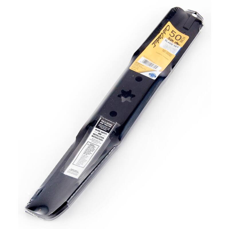 Cub Cadet Original Equipment High Lift Blade Set for Select 50 in. Riding Lawn Mowers with 6-Point Star OE# 942-05052, 742-05052 - 490-110-C155