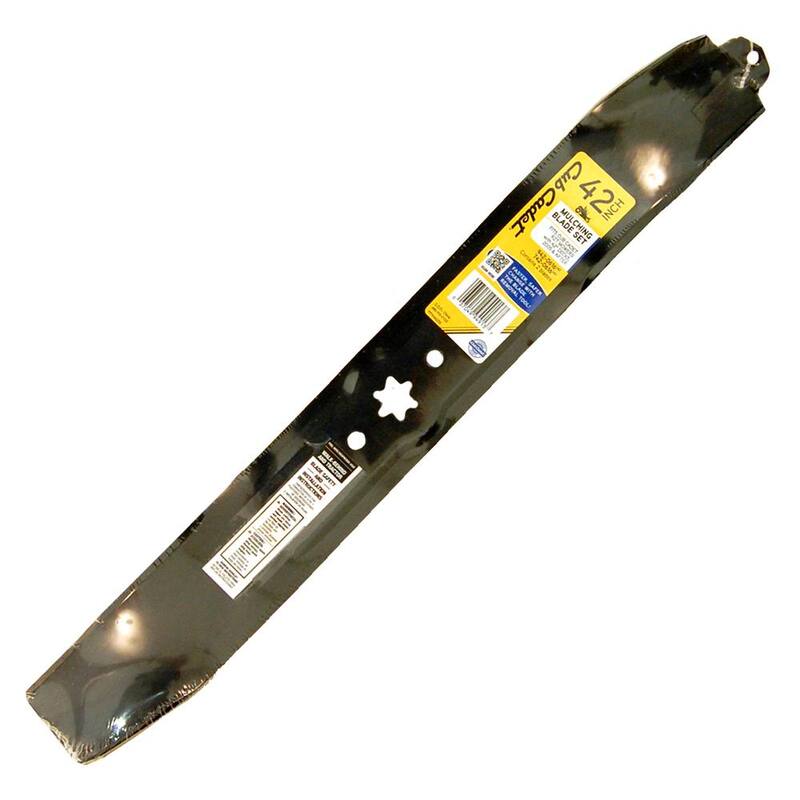 Cub Cadet Original Equipment 3-in-1 Blade Set for Select 42 in. Riding Lawn Mowers with 6-Point Star OE# 942-0616, 942-0616A - 490-110-C122