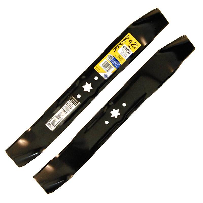 Cub Cadet Original Equipment 3-in-1 Blade Set for Select 42 in. Riding Lawn Mowers with 6-Point Star OE# 942-0616, 942-0616A - 490-110-C122