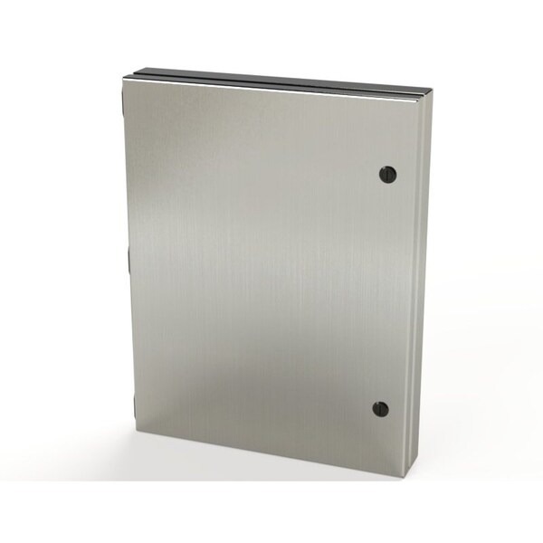 Saginaw Control & Engineering 304 Stainless Steel Electrical Enclosures, 18 in H, 1-1/2 in D, 14 in W, NEMA 3R, 4, 4X, 12, 13 - SCE-HA1814SS