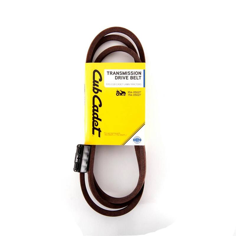Cub Cadet Original Equipment Transmission Drive Belt for Select Front Engine Riding Lawn Mowers OE# 954-05027 - 490-501-C061