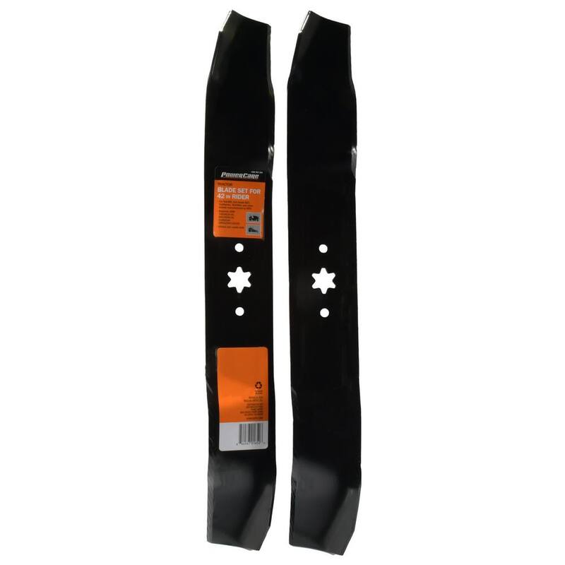 Powercare 42 in. Mulching Blade Set for Many cut MTD, Cub Cadet, Troy-Bilt and Craftsman Mowers Replaces OEM #942-0616,942-0616A - PCR1532