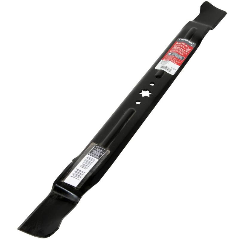Troy-Bilt Original Equipment 3-in-1 Blade for Select 30 in. Riding Lawn Mowers with 6-Point Star OE# 942-04385,742-04385 - 490-110-Y135