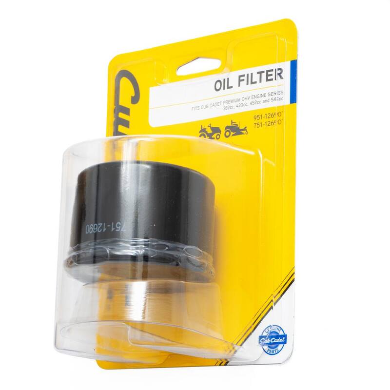 Cub Cadet Premium OHV Engine 382 cc, 420 cc, 452 cc, and 547 cc Oil Filter OE# 951-12690 / 751-12690 - 490-201-C010