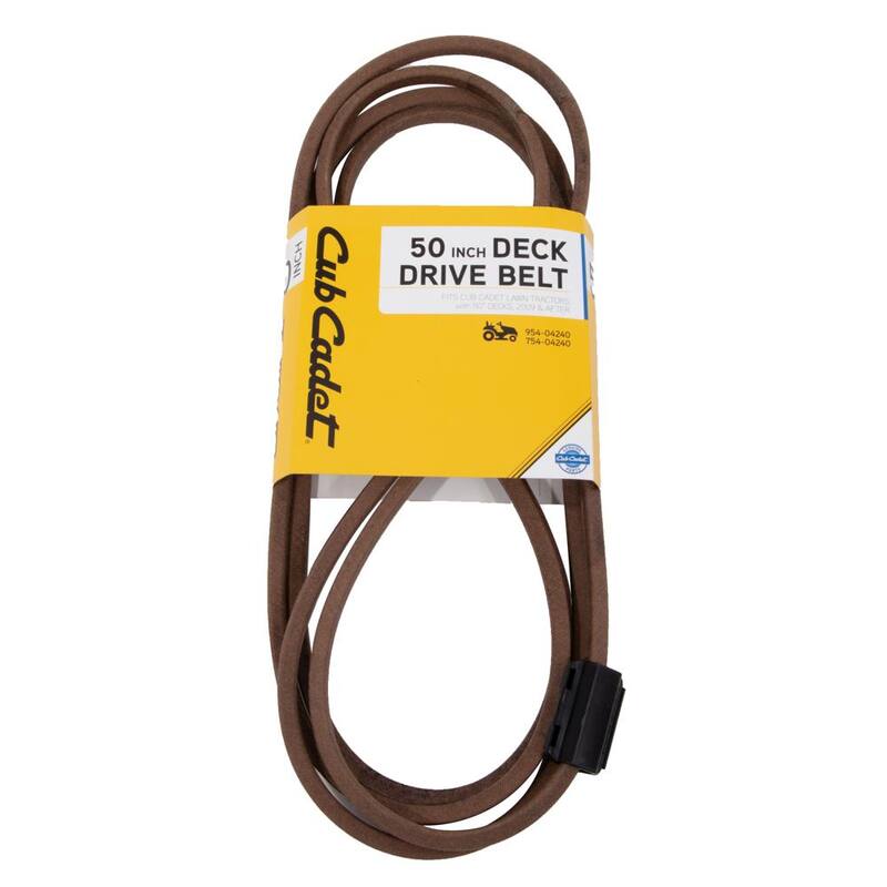 Cub Cadet Original Equipment Deck Drive Belt for Select 50 in. Front Engine Riding Lawn Mowers OE# 954-04240 - OCC-754-04240