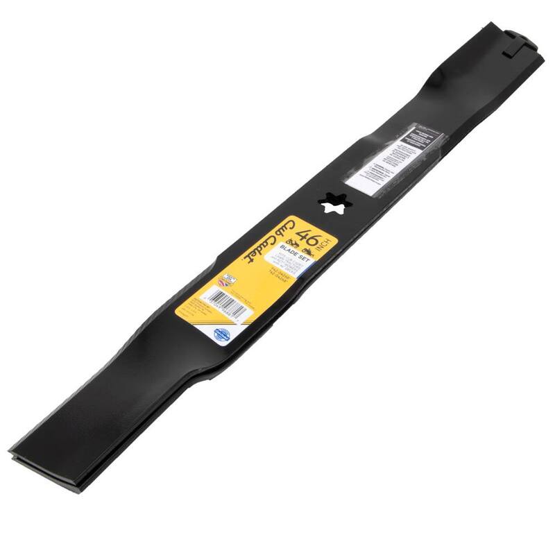 Cub Cadet Original Equipment 3-in-1 Blade Set for Select 46 in. Riding Lawn Mowers with 6-Point Star OE# 942-04268, 742-04268 - 490-110-C106
