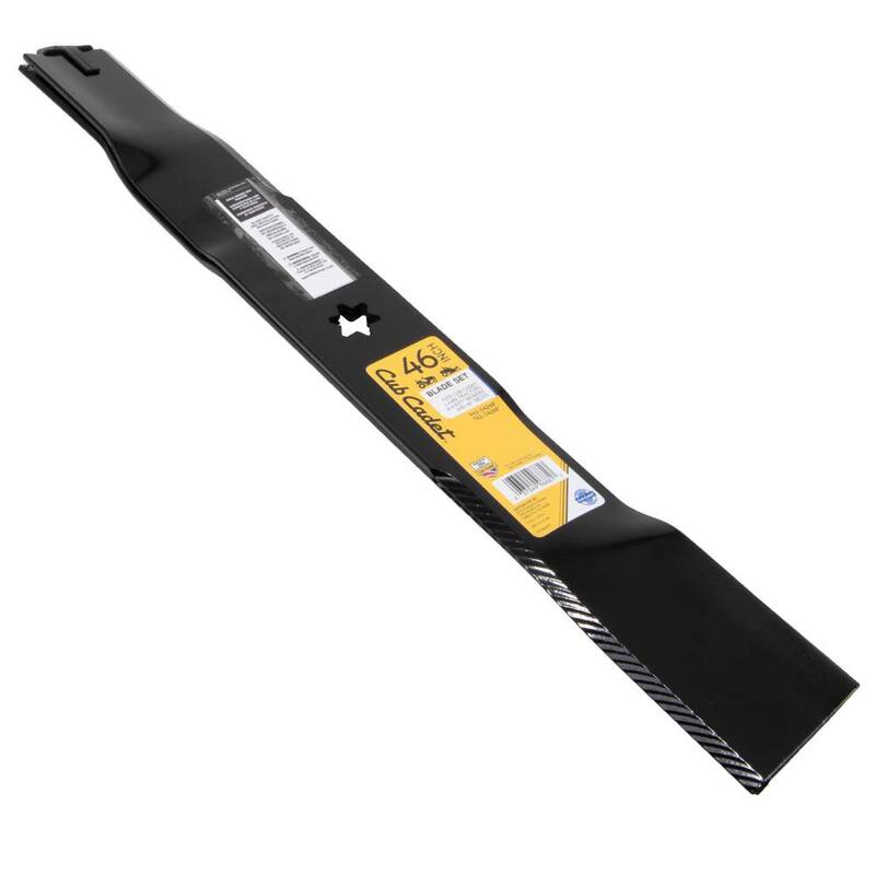 Cub Cadet Original Equipment 3-in-1 Blade Set for Select 46 in. Riding Lawn Mowers with 6-Point Star OE# 942-04268, 742-04268 - 490-110-C106
