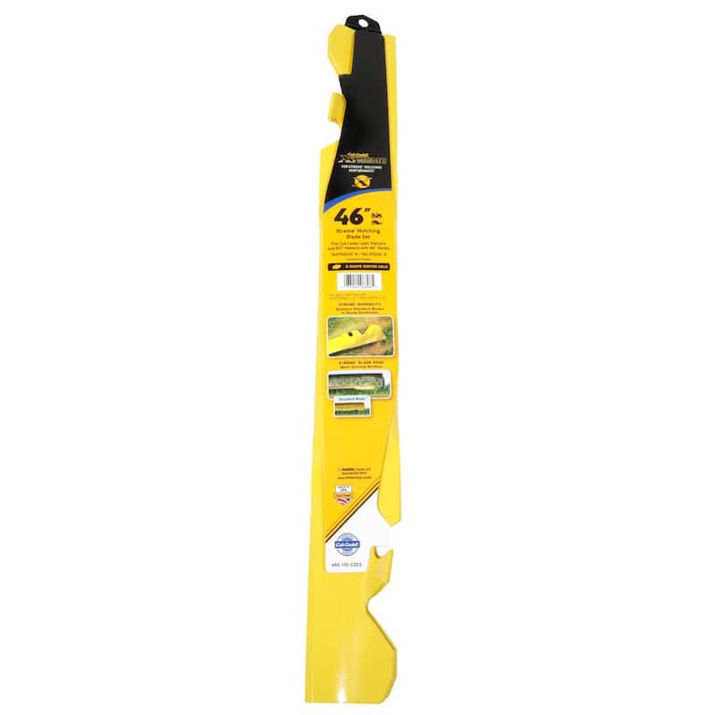 Cub Cadet Original Equipment Xtreme 3-in-1 Blade Set for Select 46 in. Mowers with S-Shaped Center OE# 742P05510-X, 742-05510-X - 490-110-C203