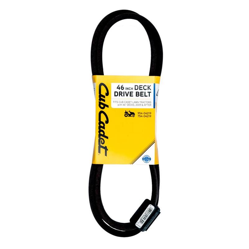 Cub Cadet Original Equipment Deck Drive Belt for Select 46 in. Front Engine Riding Lawn Mowers OE# 954-04219 - OCC-754-04219
