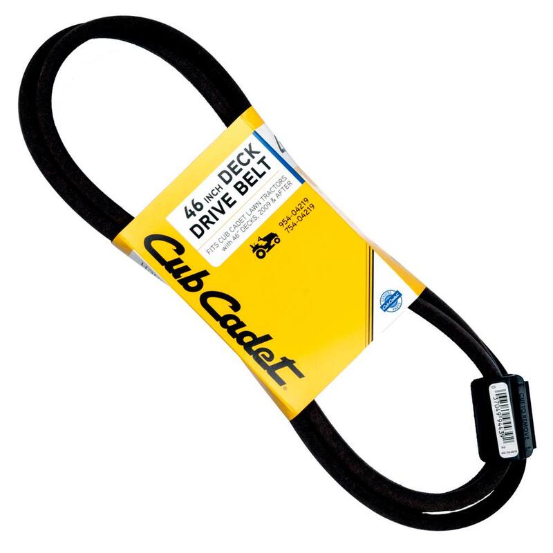 Cub Cadet Original Equipment Deck Drive Belt for Select 46 in. Front Engine Riding Lawn Mowers OE# 954-04219 - OCC-754-04219