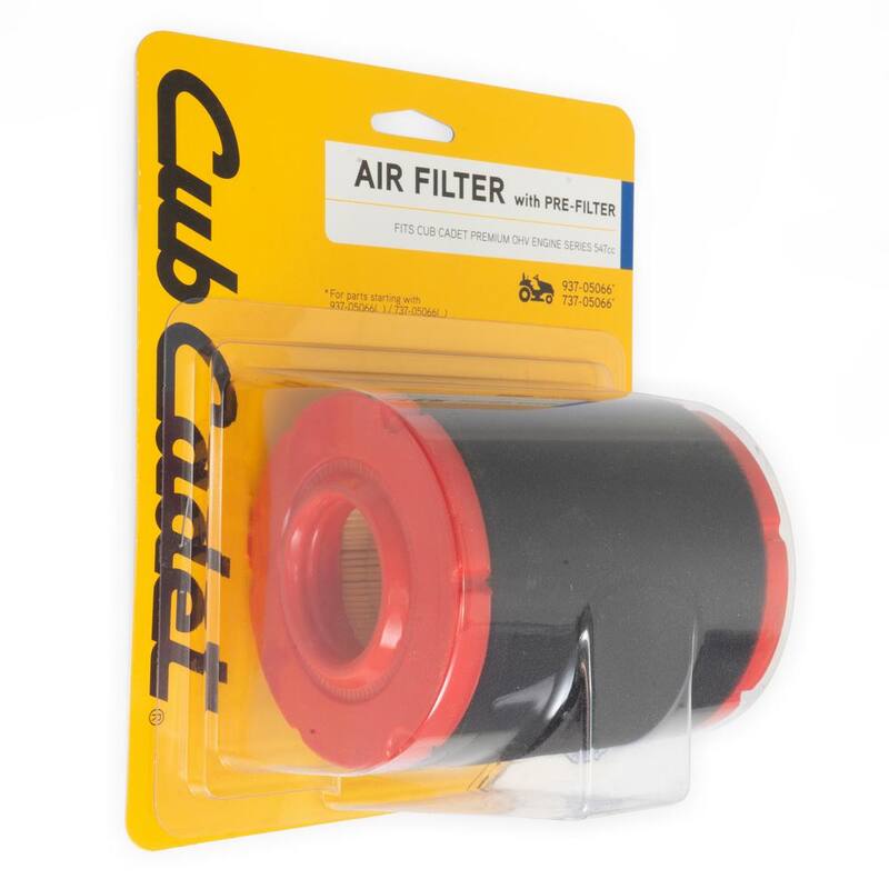Cub Cadet Air Filter for Cub Cadet 547cc Premium OHV Engines OE# 737-05066 - 490-200-C063