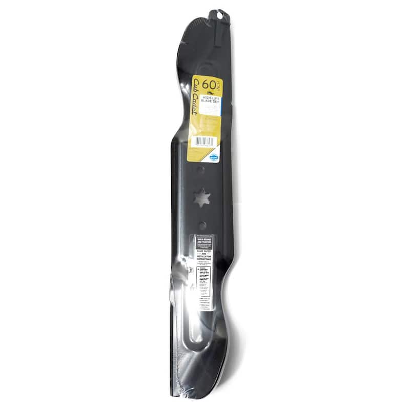 Cub Cadet Original Equipment High Lift Blade Set for Select 60 in. Zero Turn Mowers with 6-Point Star OE# 742-05620, 742P05620 - 490-110-C187