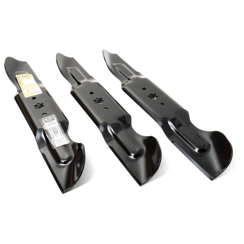 Cub Cadet Original Equipment High Lift Blade Set for Select 60 in. Zero Turn Mowers with 6-Point Star OE# 742-05620, 742P05620 - 490-110-C187