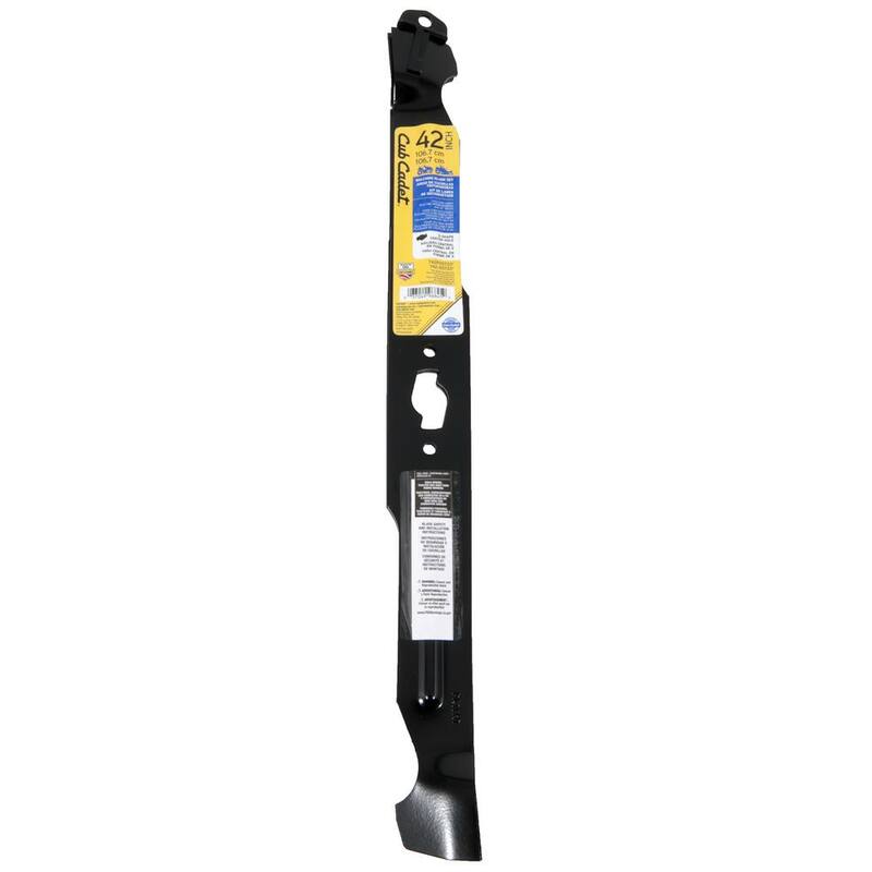 Cub Cadet Original Equipment Mulching Blades for 42 in. Electric Riding Lawn Mowers with S-Shape Center OE# 742P05720,742-05720 - 490-110-C207
