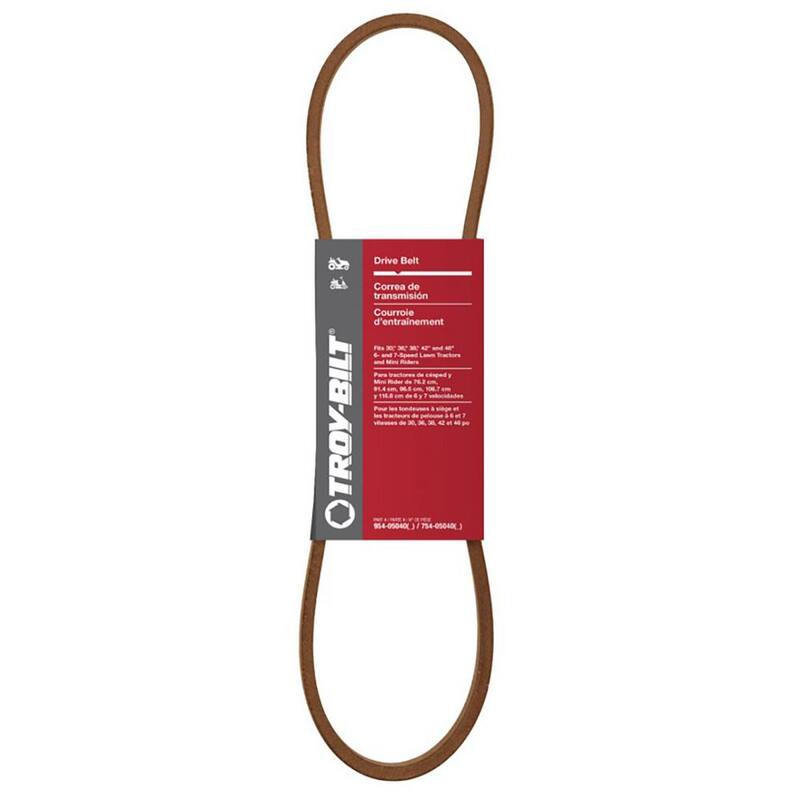 Troy-Bilt Original Equipment Upper Transmission Belt for Select Troy-Bilt Riding Lawn Mowers, OE# 954-05040, 754-05040 - 490-501-Y087