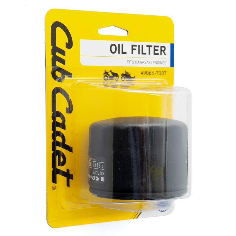Cub Cadet Replacement Engine Oil Filter for Premium Kawasaki 22-24 HP Engines - 490-201-C007