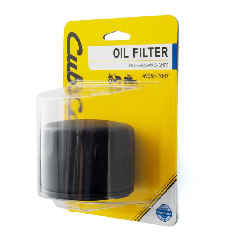 Cub Cadet Replacement Engine Oil Filter for Premium Kawasaki 22-24 HP Engines - 490-201-C007